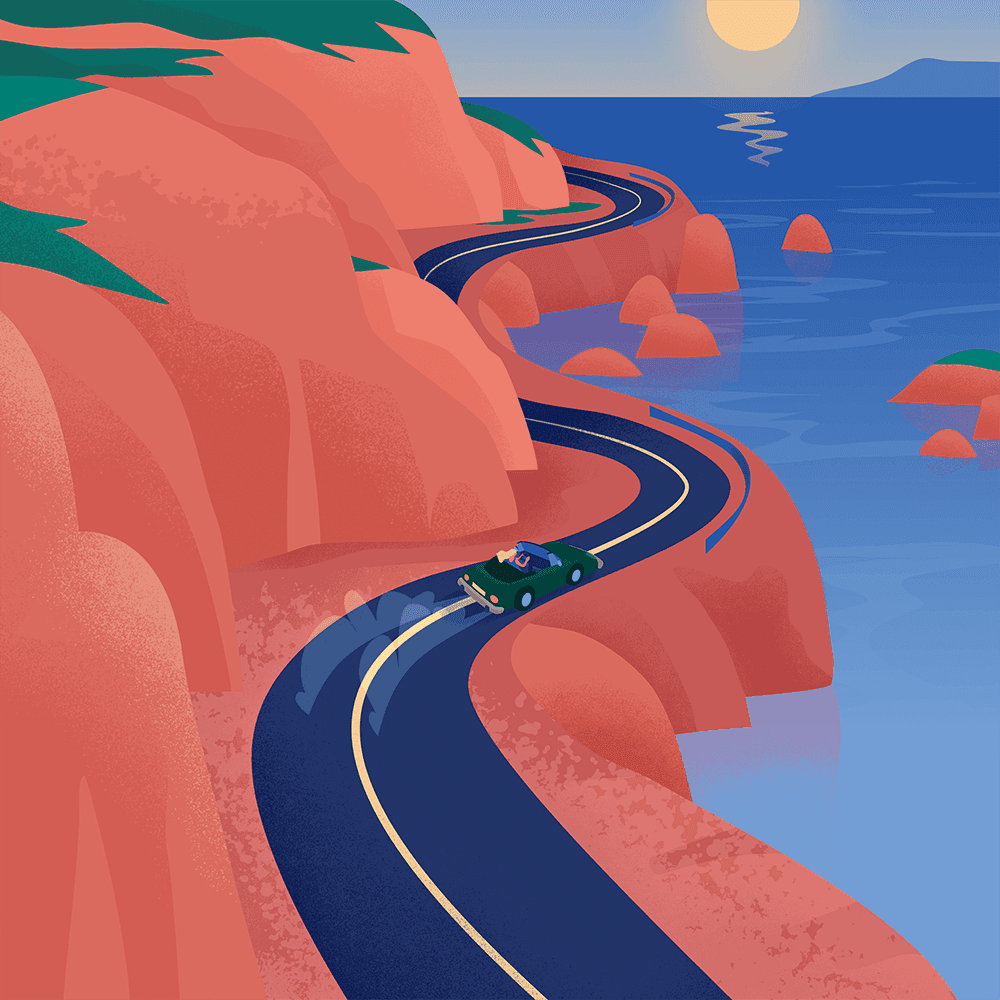 A Drive Down the Coast